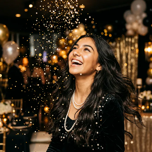 Destellos sobre la pista.